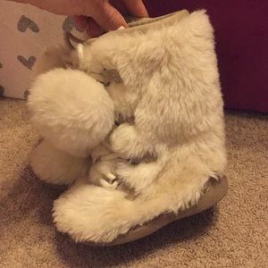 Baby Gap Size 6 Toddler Fur Boots